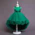 Flower-tailed dress dress piano performance unkempt dress princess dress